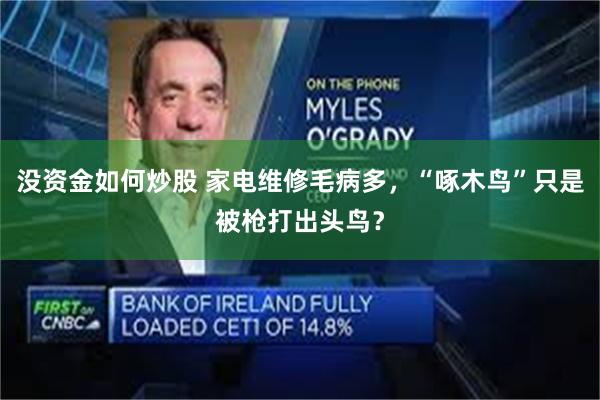 没资金如何炒股 家电维修毛病多，“啄木鸟”只是被枪打出头鸟？