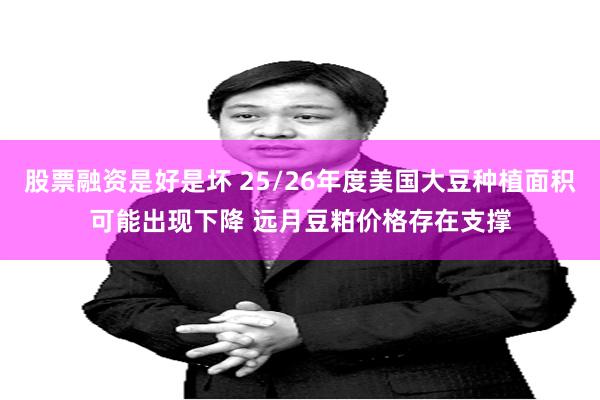 股票融资是好是坏 25/26年度美国大豆种植面积可能出现下降 远月豆粕价格存在支撑