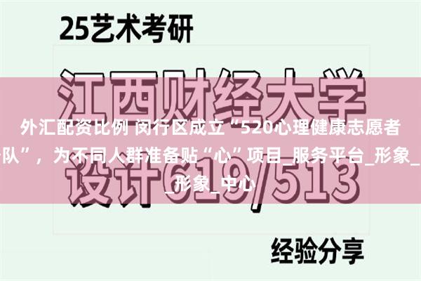 外汇配资比例 闵行区成立“520心理健康志愿者服务队”，为不同人群准备贴“心”项目_服务平台_形象_中心