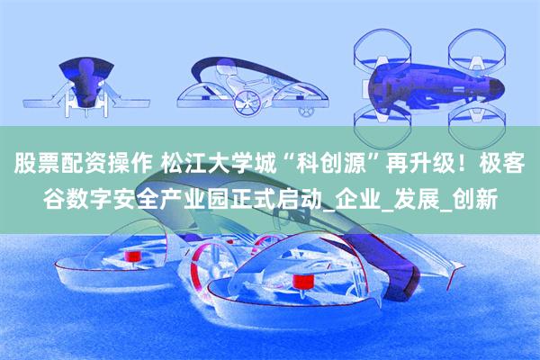 股票配资操作 松江大学城“科创源”再升级！极客谷数字安全产业园正式启动_企业_发展_创新