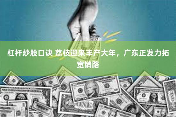 杠杆炒股口诀 荔枝迎来丰产大年，广东正发力拓宽销路