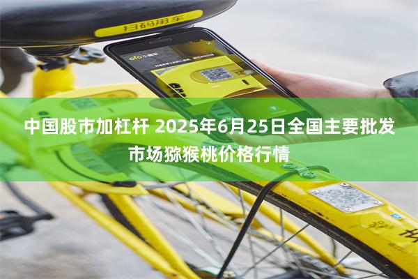 中国股市加杠杆 2025年6月25日全国主要批发市场猕猴桃价格行情